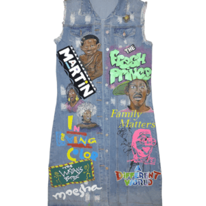 One of a Kind Women's - Size Small "90s Sitcom" Denim Jacket