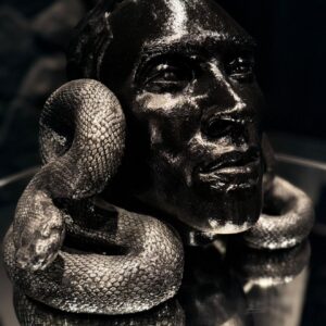 Kobe Bryant Black Mamba Bust Sculpture
