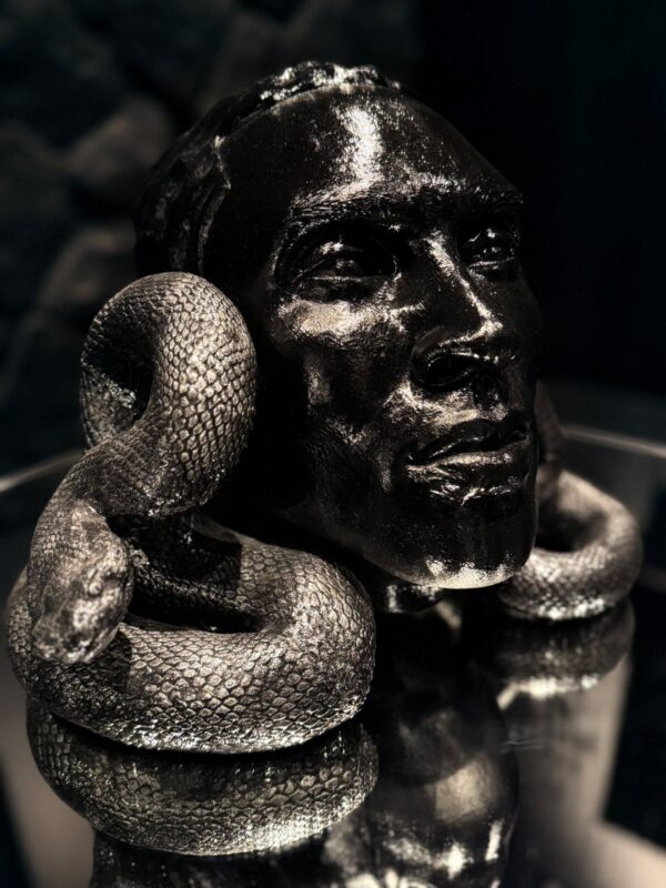Kobe Bryant Black Mamba Bust Sculpture