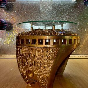 Kobe Bryant "Black Mamba" Gold Championship Ring Coffee Table