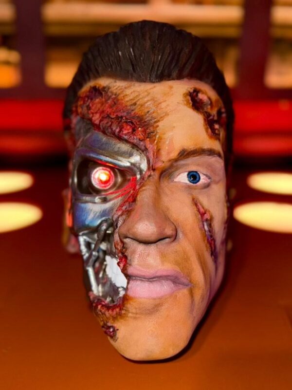 The Terminator Bust Sculpture with Light Up Eye